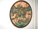 Antikes Japanisches Porzellan,  Vase,  Teller,  Gemälde Mit Schnitzereien,  5 Stück Asiatika: Japan Bild 1