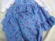 Alte Puppenkleidung Blue Skirt Dress Outfit Vintage Doll Clothes 50 Cm Girl Original, gefertigt vor 1970 Bild 1