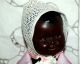Süsse Schwarze Babypuppe - Puppe Mit Porzellan Kurbelkopf - Armand Marseille Porzellankopfpuppen Bild 2
