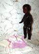 Süsse Schwarze Babypuppe - Puppe Mit Porzellan Kurbelkopf - Armand Marseille Porzellankopfpuppen Bild 4