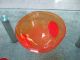 Ein Hingucker Orange - Rote,  Große Schale Gunnel Sahlin Glashütte Kosta Boda Sammlerglas Bild 1