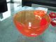 Ein Hingucker Orange - Rote,  Große Schale Gunnel Sahlin Glashütte Kosta Boda Sammlerglas Bild 7