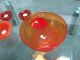 Ein Hingucker Orange - Rote,  Große Schale Gunnel Sahlin Glashütte Kosta Boda Sammlerglas Bild 8