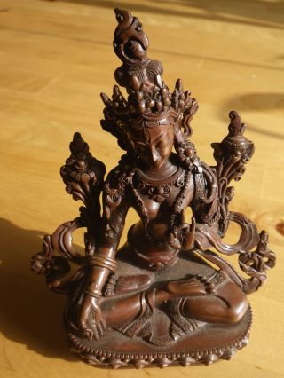 Tara Bronze Statue,  Himalaya,  Nepal,  Sehr Hochwertig Bild