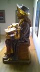 Hl.  Jakobus Sitzend /holzfigur /blattgold /einzelstück / Top (preis=platzhalter) Skulpturen & Kruzifixe Bild 1