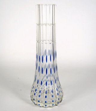 Jugendstil / Art Deco Glas Vase Handgeschliffen Ca.  1920 Böhmen? Ca.  21cm Bild