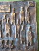Bronzerelief - Darstellung Der Kulturellen Entwicklung Der Menschheit,  E.  Burgel 1950-1999 Bild 4
