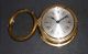Alter Vintage Wempe Metall Schiffs Chronometer Hamburg Germany Marine Uhr Technik & Instrumente Bild 1