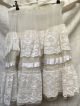 Petticoat Unterrock Weiß Durchsichtig Perlon Spitze Xs S 34 36 Tüllrock Rock Kleidung Bild 1