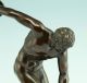 Bronze Diskobolus Von Myron 1880 Marmor Sockel Frankreich Skulptur Figur Statue Vor 1900 Bild 9
