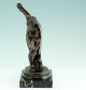 Bronze Diskobolus Von Myron 1880 Marmor Sockel Frankreich Skulptur Figur Statue Vor 1900 Bild 2
