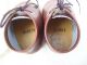 Alte Puppenkleidung Schuhe Vintage Brown Glorex Shoes Socks 50 Cm Doll 7 3/4 Cm Original, gefertigt vor 1970 Bild 5