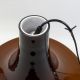 Xl Opal Glas Lampe Braun 70er Vintage 60er Trompete Brown Pendant Lamp 1960-1969 Bild 9