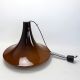 Xl Opal Glas Lampe Braun 70er Vintage 60er Trompete Brown Pendant Lamp 1960-1969 Bild 10