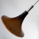 Xl Opal Glas Lampe Braun 70er Vintage 60er Trompete Brown Pendant Lamp 1960-1969 Bild 12