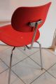 60er Egon Eiermann Se 68 Stuhl Chair Wilde,  Spieth Vintage 60s Rot Mid Century 1960-1969 Bild 5