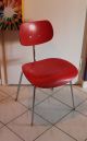 60er Egon Eiermann Se 68 Stuhl Chair Wilde,  Spieth Vintage 60s Rot Mid Century 1960-1969 Bild 8