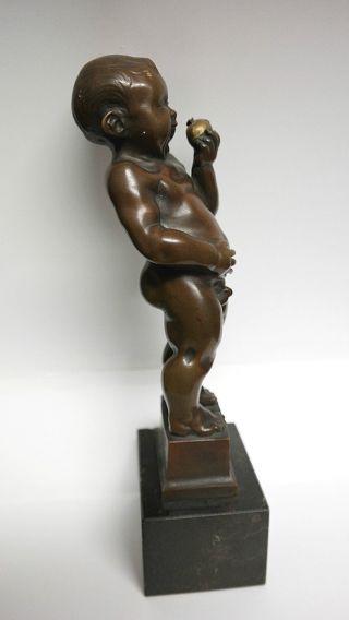 Jugendstil Bronze Bronzefigur Plassmann Köln Skulptur Carl Muschard Bild