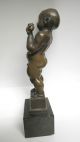 Jugendstil Bronze Bronzefigur Plassmann Köln Skulptur Carl Muschard Bronze Bild 3