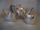 Teeservice,  3 Teile,  Silver Plated,  Deykin & Sons,  Birmingham,  Um 1900 Objekte vor 1945 Bild 2