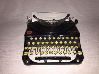 Antike Tragbare Schreibmaschine Remington Portable Typewriter Bild