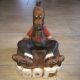 Sitzender Goofy Auf Rollschuhen,  Aus Holz - Farbig Staffiert - Disney Holzarbeiten Bild 6