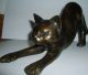 Bronze Figur Skulptur Katze Kätzchen Samtpfote Miau Kunst Art Ab 2000 Bild 1