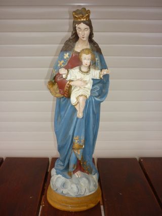 Madonna Heilige Maria Mit Jesuskind,  Ca.  Anfang 20.  Jh Bild