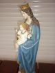Madonna Heilige Maria Mit Jesuskind,  Ca.  Anfang 20.  Jh Skulpturen & Kruzifixe Bild 2