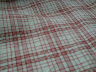 Bettbezug Bauernbettwäsche Allergiker Antik Karo Quilt Baumw.  Rot Stoff 0,  6 M Bild