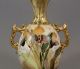 Jugendstil Porzellan Prunk - Vase Robert Hanke Austria Art Nouveau Porcelain Nach Stil & Epoche Bild 3