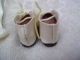 Alte Puppenkleidung Schuhe Vintage Creme Laced Shoes Creme Socks 30cm Doll 4 Cm Original, gefertigt vor 1970 Bild 4
