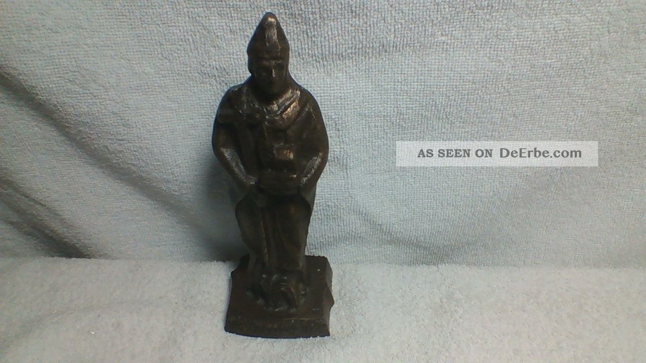 Bronze Figur,  Heiligen Figur,  Gemarkt Skulpturen & Kruzifixe Bild