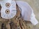 Alte Puppenkleidung Flowery Dress Vest Outfit Vintage Doll Clothes 35 Cm Girl Original, gefertigt vor 1970 Bild 7