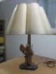 Antike Lampe Mit Holzfigur Nachtwächter Von N.  Gille Holzarbeiten Bild 5