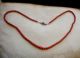 Vintage Kette Collier,  Korallen - Rote Murano Perlen,  835 Silber Schließe,  42 Cm Ketten Bild 1