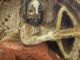 Altes Antikes Antik ?? Holzbild Reiter Auf Pferd Und Bogen 24 X 22 X 6,  5 Cm Holzarbeiten Bild 1