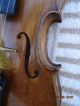 Antike Violin Violino Violon.  Violine Geige 4/4 Sehr Schön Im Klang Saiteninstrumente Bild 2