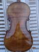 Antike Violin Violino Violon.  Violine Geige 4/4 Sehr Schön Im Klang Saiteninstrumente Bild 3