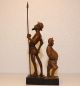 Schöne Alte Holzfiguren Von Ouro Don Quijote Und Sanjo Panza 19 Und 15 Cm Holzarbeiten Bild 1