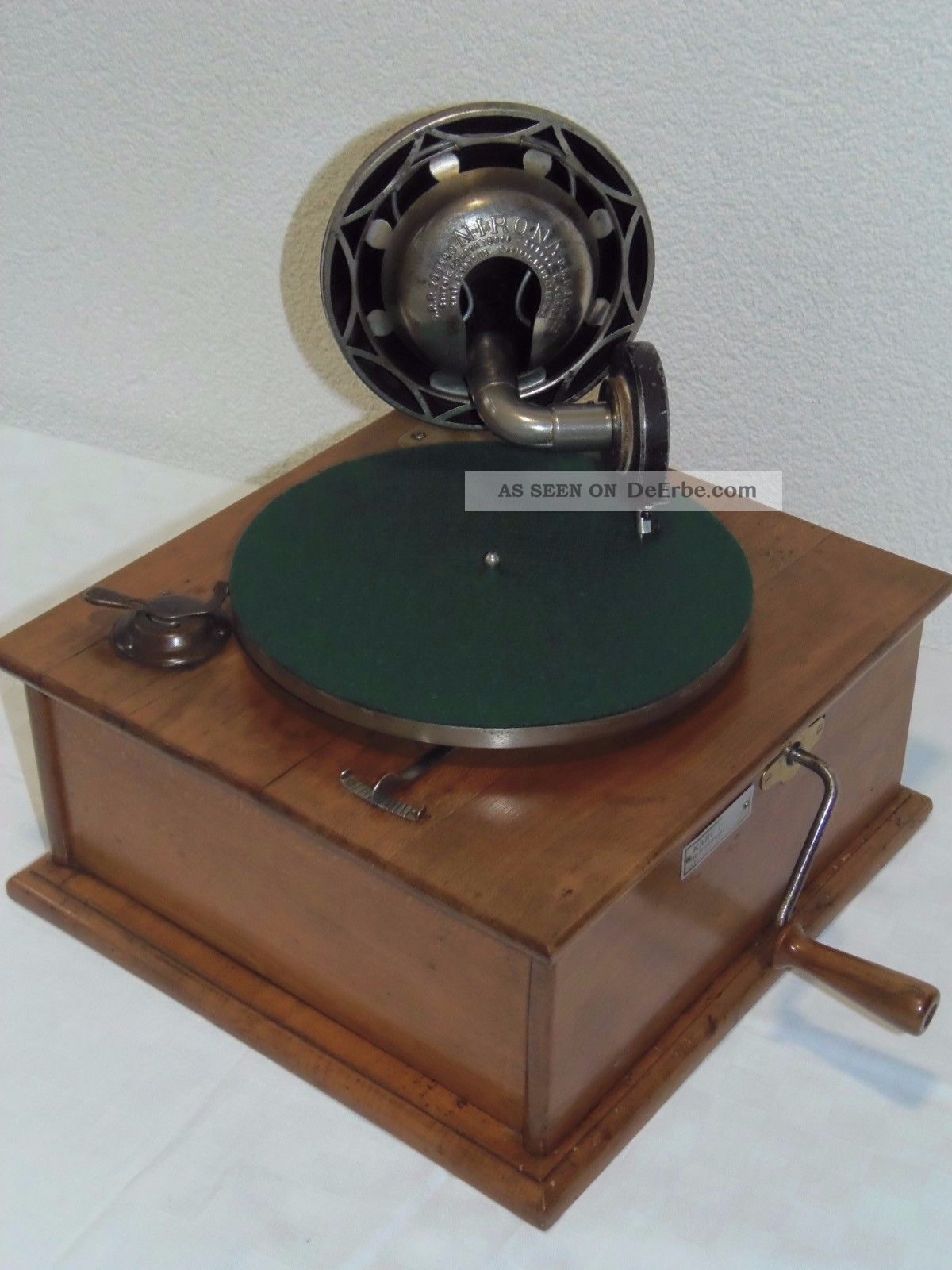 Extrem Rar - Nirona Tisch - Grammophon - Um 1925 Mechanische Musik Bild