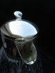 Unbenutzte Alte Karaffe Kalte Ente Kühleinsatz Mussbach 3kg Wmf Quist Art Deco Kristall Bild 7