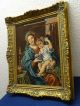 Gobelinbild - Mutter Mit Kind - Handgestickt - In Barockrahm Teppiche & Flachgewebe Bild 3