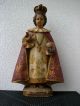 Antike Prager Jesuskind,  Jesulein Signiert P.  A.  B - 74 Cm Skulpturen & Kruzifixe Bild 3