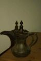 Antike Osmanische Kanne Teekanne Türkisch Kaffekanne Kupfer Bild 9