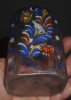 Selten Branntweinflasche Barock Glas Flasche Emailbemalung Vor 1800 Antikglas Sammlerglas Bild 8