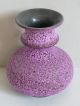 Steuler Keramik Vase Cari Zalloni Fat Lava Crusty Purple Glaze 223/15 1970-1979 Bild 1