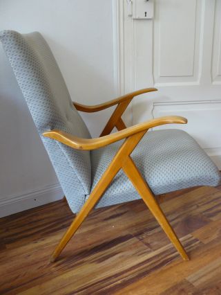50er Jahre Lehn - Sessel Lounge Easy Chair Midcentury Design Rockabilly Bild