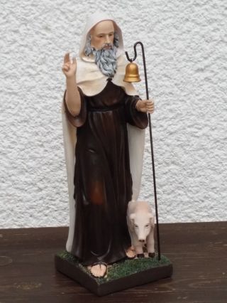 Deko Figur St.  Antonius Abbas Der Große Heiligenfigur Religon Heilige Antonius Bild