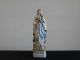 Große Alte Porzellanfigur Heiligenfigur Maria Muttergottes,  Madonna,  Nd De Lourdes Nach Form & Funktion Bild 9